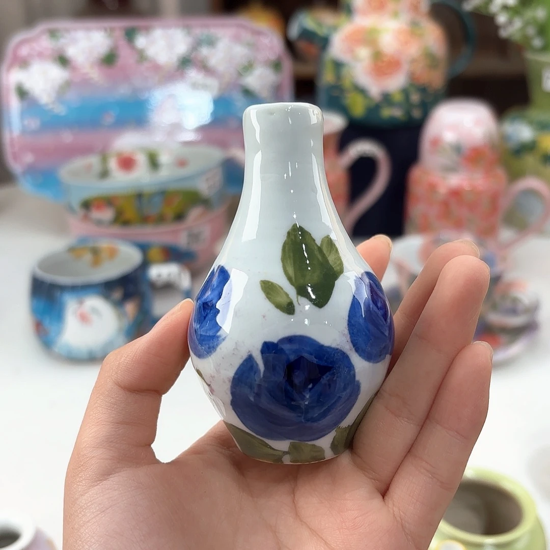 景德镇手绘高温釉下彩陶瓷茶具