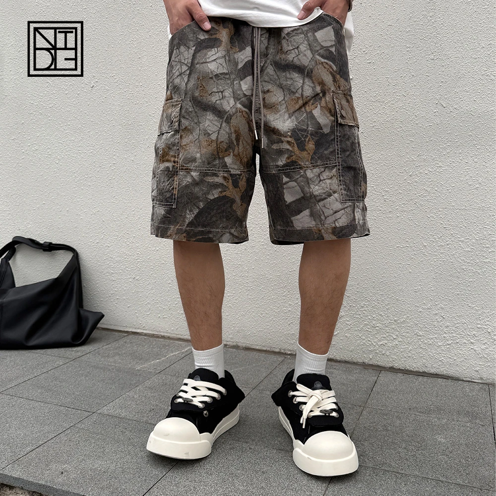 夏季男士工装风迷彩大口袋短裤6639