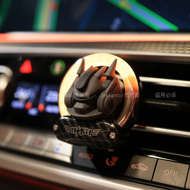 2025新款节奏灯出风口车载香薰车内饰高级发光氛围灯摆件装饰汽车