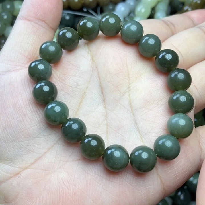 和田玉未镶嵌手链卡10