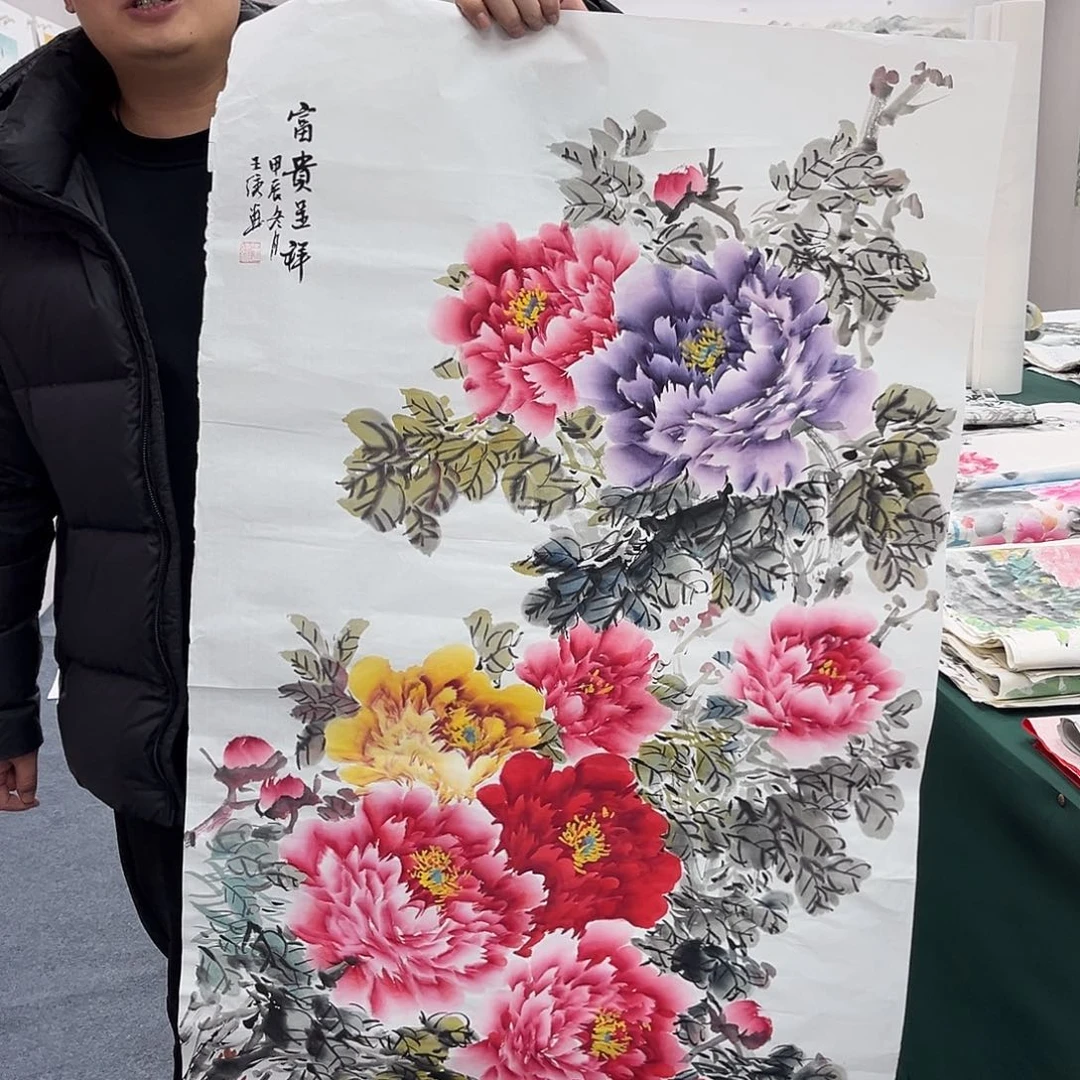 国画宣纸国画作品纯手绘