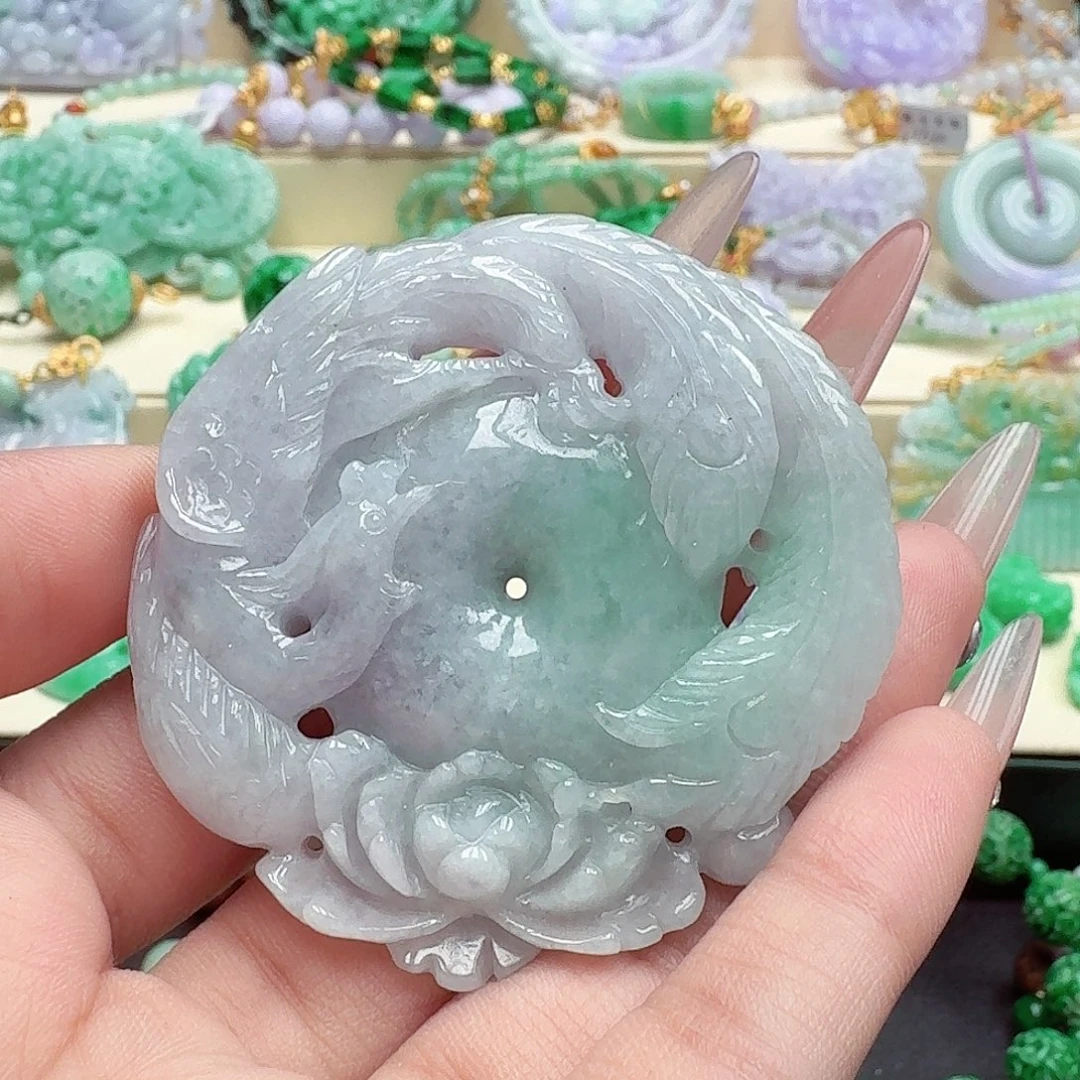 颈饰未镶嵌翡翠翡翠吊坠