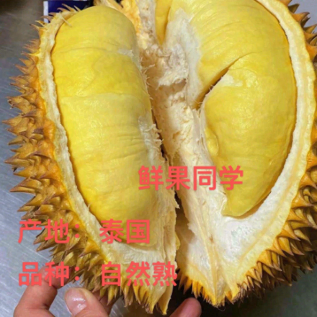 泰国树熟新鲜金枕榴莲现开一物一拍核小一果一重榴莲同城配金枕泰国