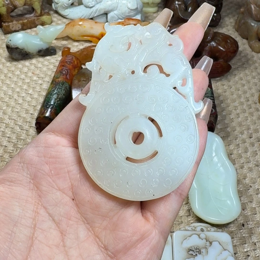 吊坠白玉菩提挂件