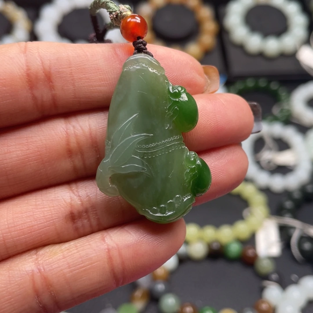 和田玉银S925镶嵌手链