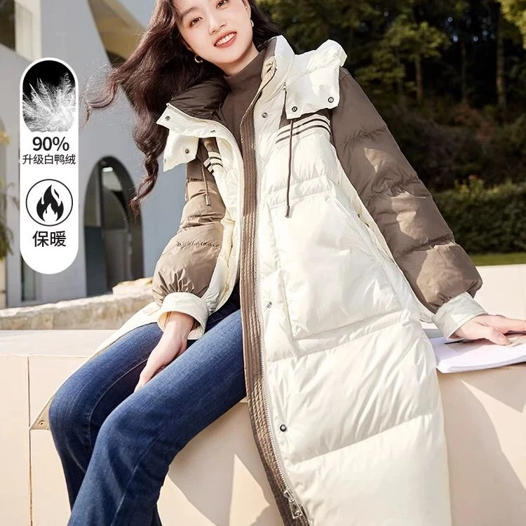 【小余专属】Y634887羽绒服 香影连帽羽绒服女2024冬装新款设计
