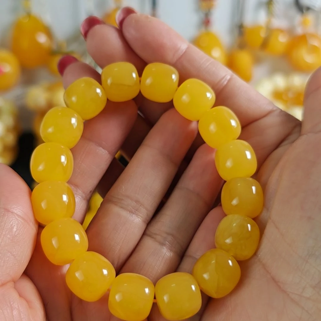 手串蜜蜡未镶嵌同料手串13十