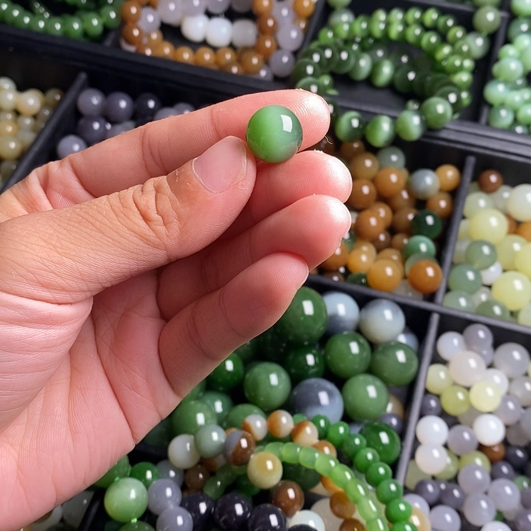 和田玉（碧玉）未镶嵌珠宝半成品