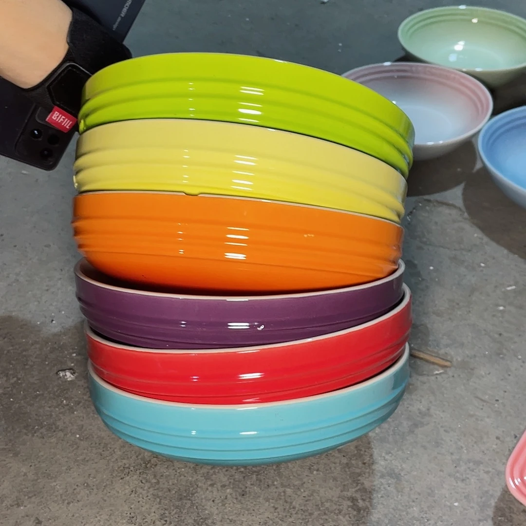 瓷片微瑕陶瓷餐具3个装