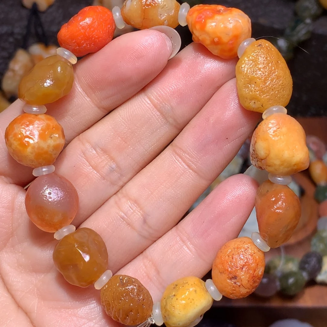 未镶嵌玛瑙/玉髓珠宝半成品