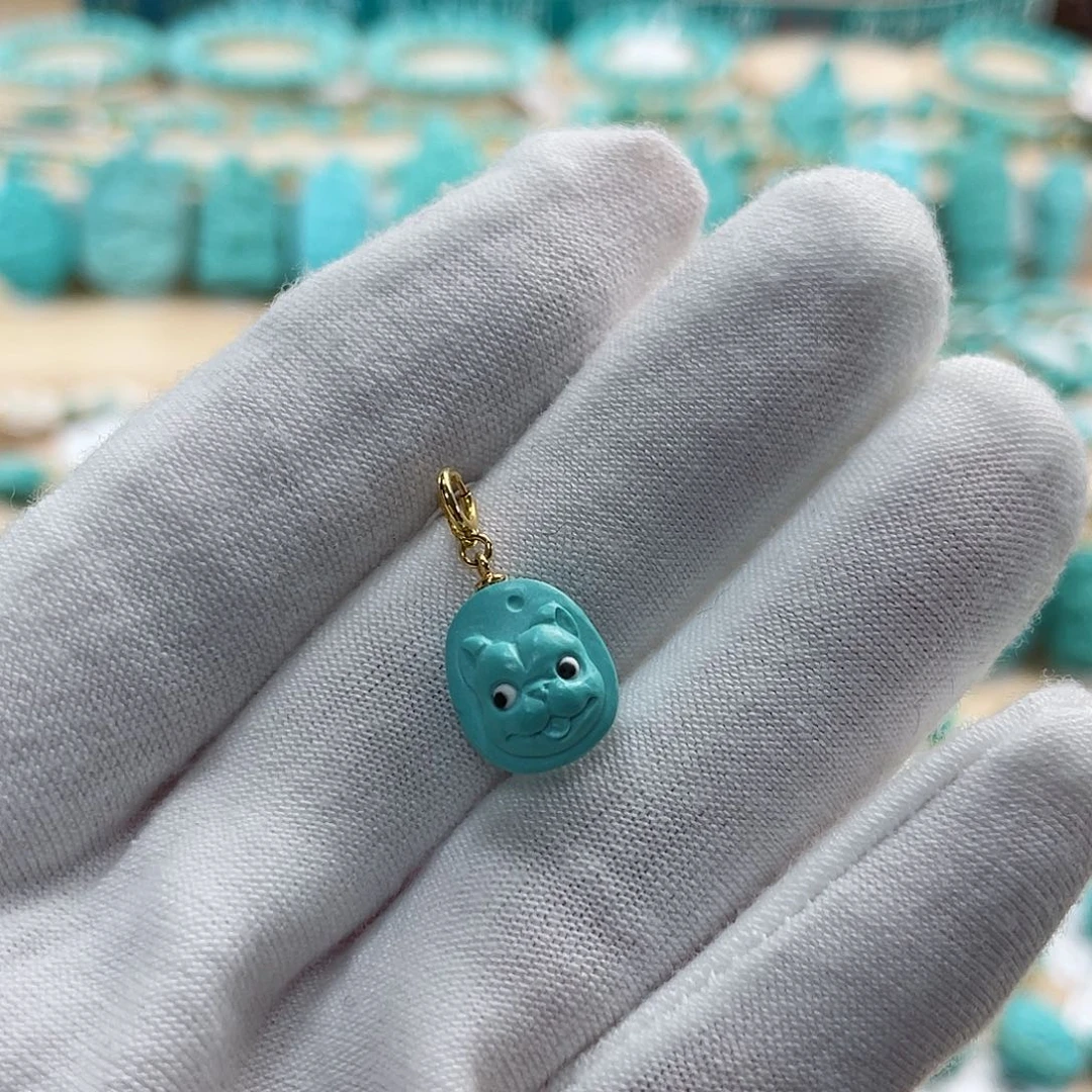 绿松石珠宝奇石未镶嵌