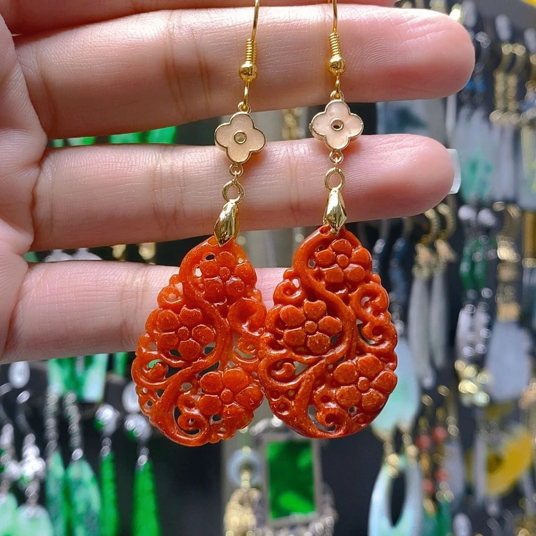 未镶嵌翡翠耳饰翡翠