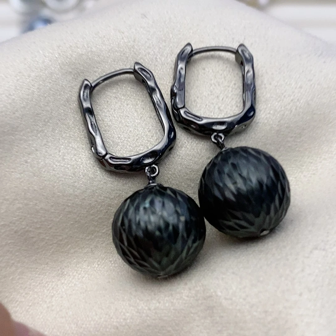 【闪购商品】海水珍珠耳饰银S925镶嵌100