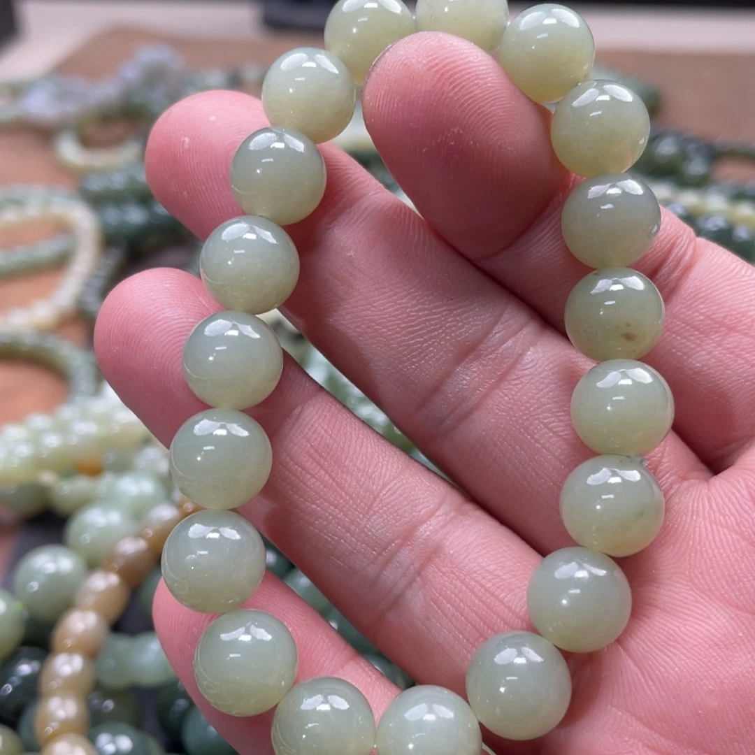 和田玉手链未镶嵌