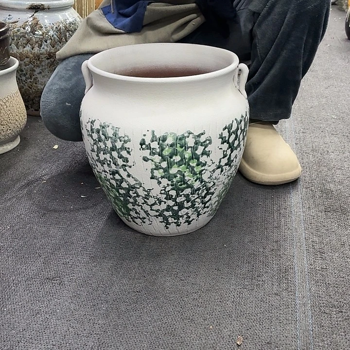 25×30 -粗陶花盆有孔-买买买