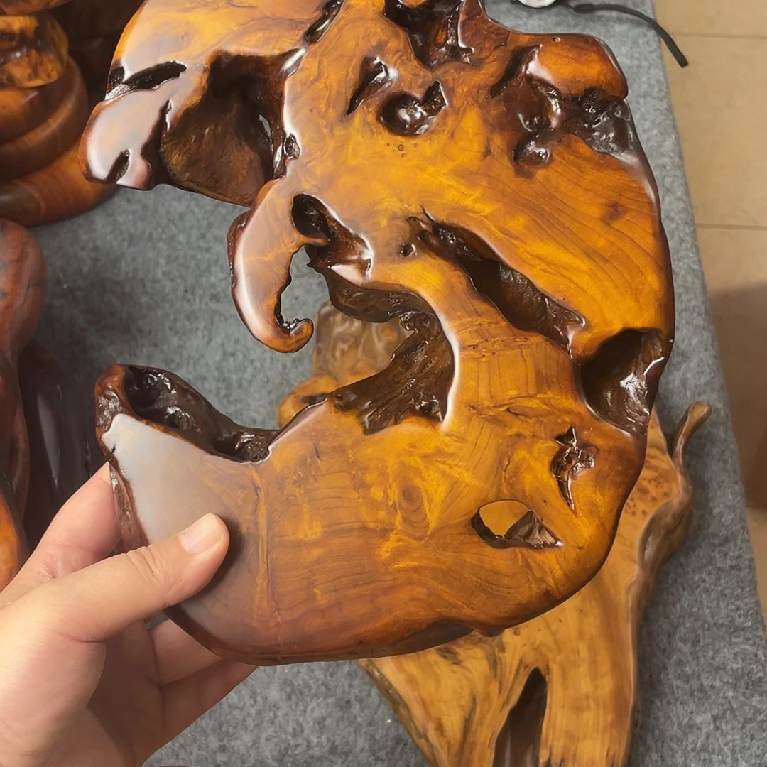 无**痕香杉木随行实木底座