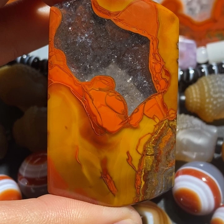 克***尔玛瑙/玉髓未镶嵌项链