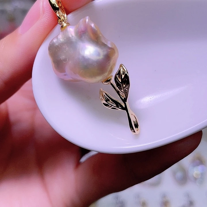 颈饰合金淡水珍珠33