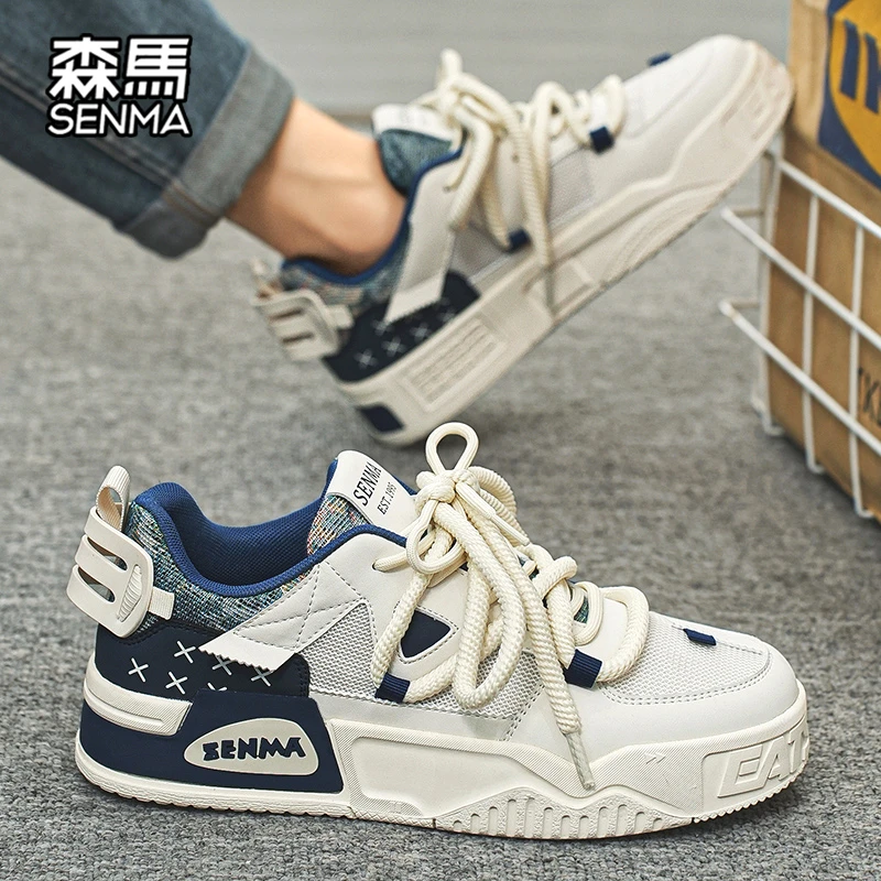 森马男鞋夏季2025新款韩版休闲运动鞋子男生网面透气小众ins板鞋