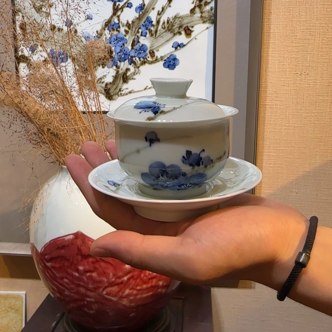 瓷片陶瓷作品 陶瓷手绘