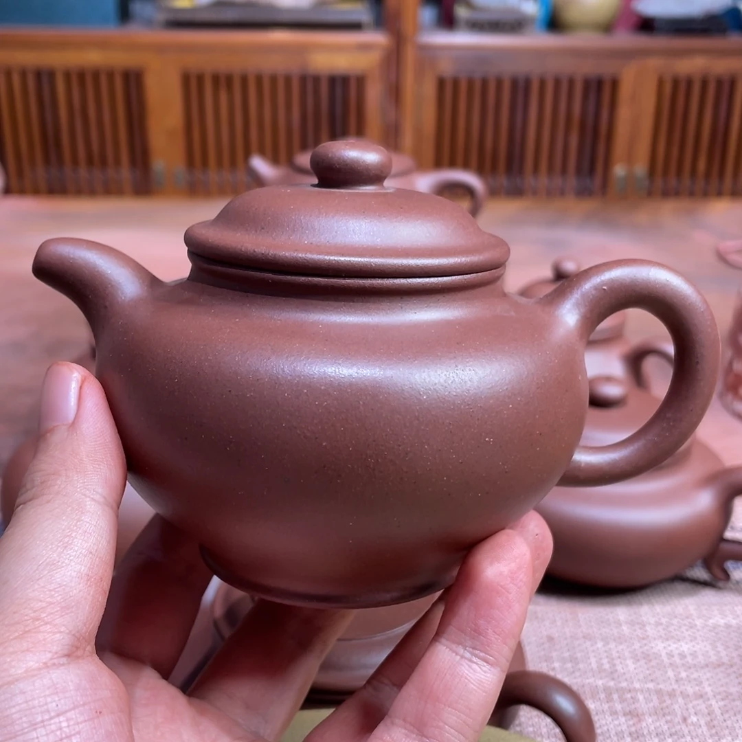 布***人茶壶紫砂宜兴紫砂原矿紫砂壶