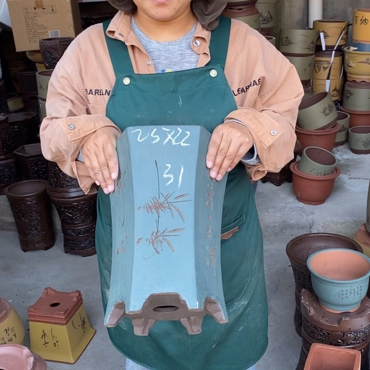 紫砂花盆盆栽花卉苗木种植