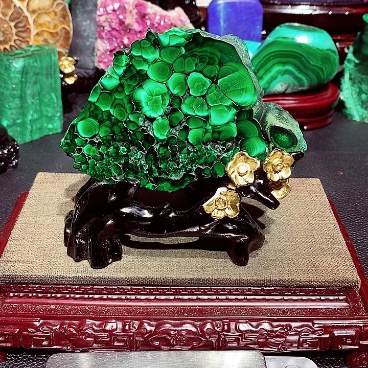 石材玲*孔雀石。孔雀石。孔雀石