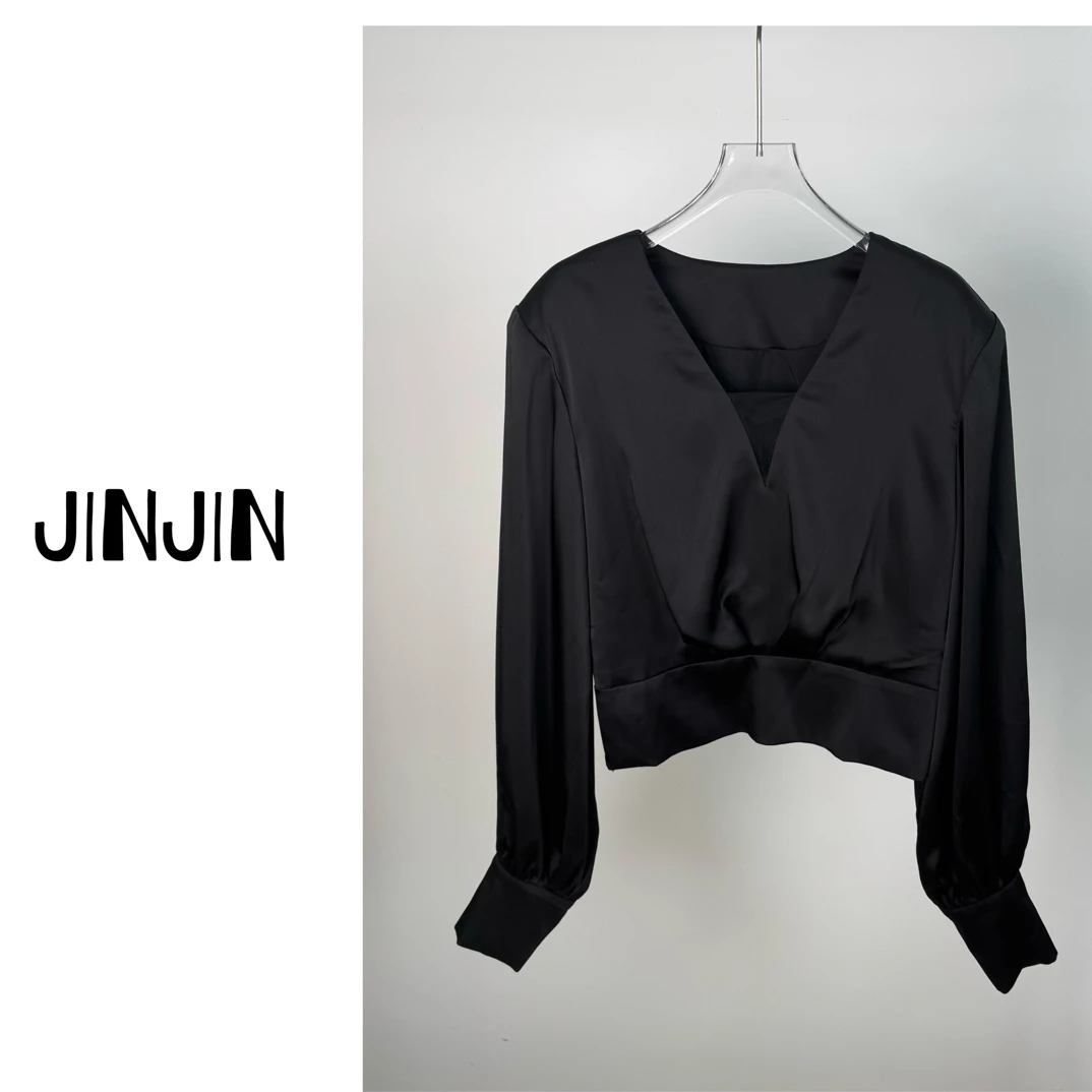 【JINJIN】2025秋冬新款小众设计款时尚上衣（9066）NO退NO换