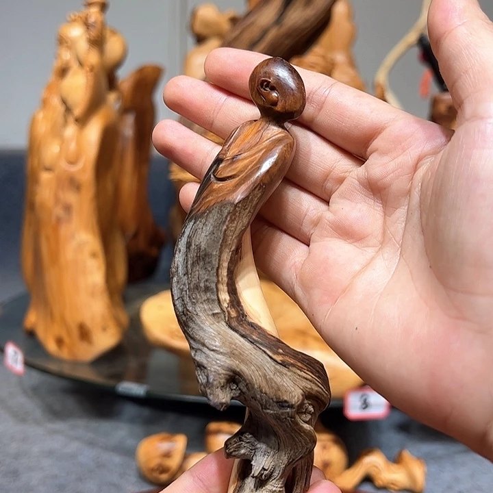 柏木崖柏木手把件摆件