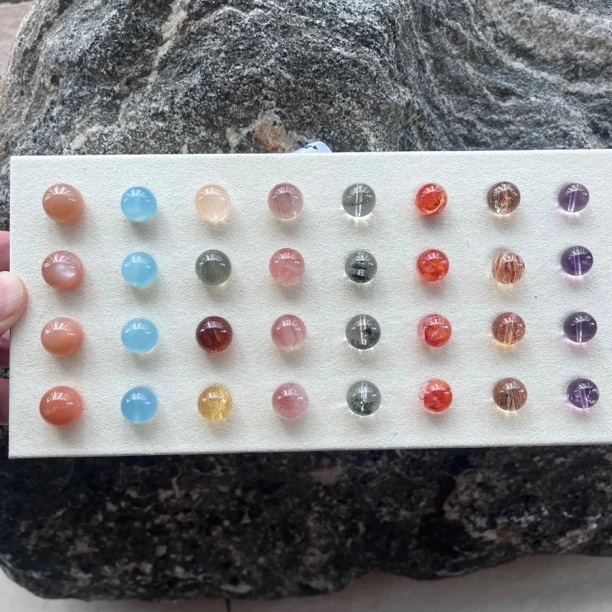 【直播间拆】天然晶晶多宝珠子，拍一拆五，对对碰，一单一拆