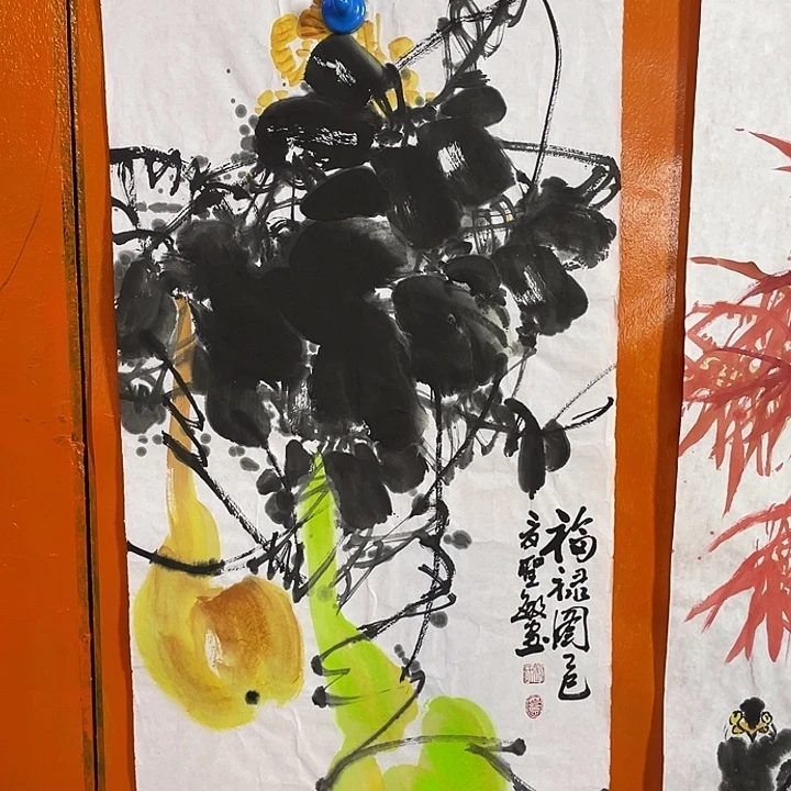 国画张圣敏先生纯手绘作品
