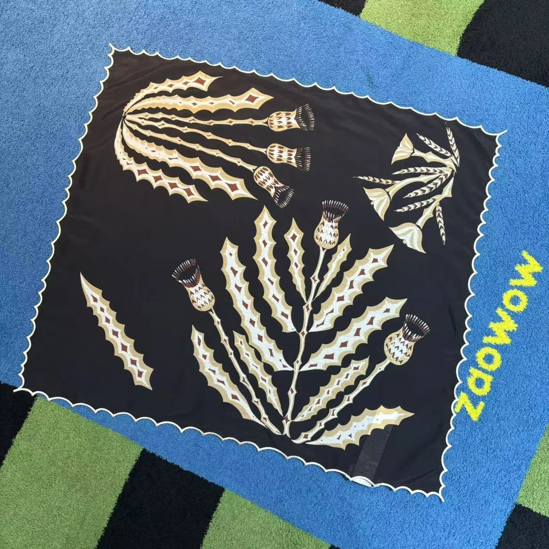 [Janunes Liu]法式时尚艺术丝巾WJ1725