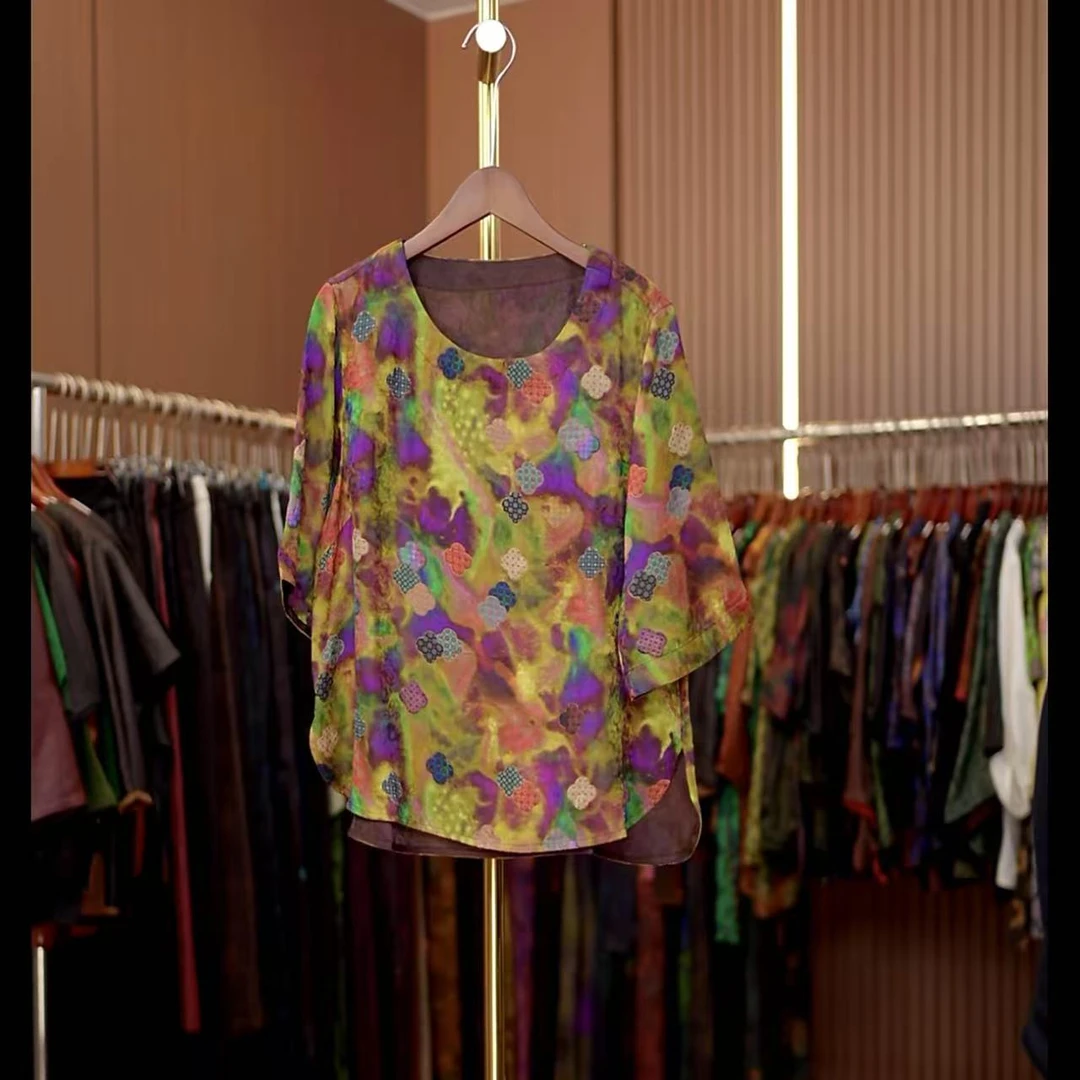 美咲-新中式国风彩色休闲上衣0323