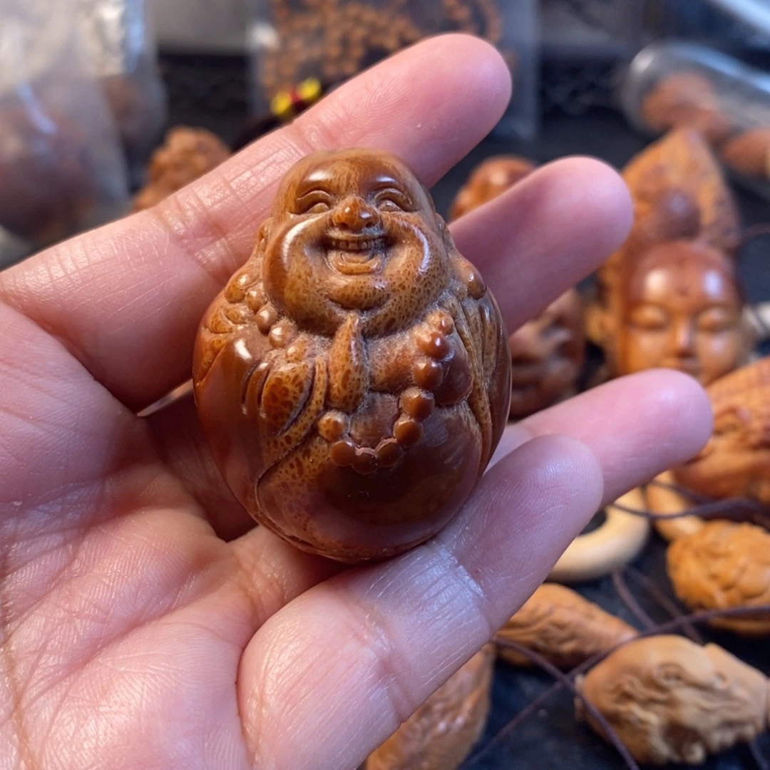 橄榄核吊坠人*土特价不退换