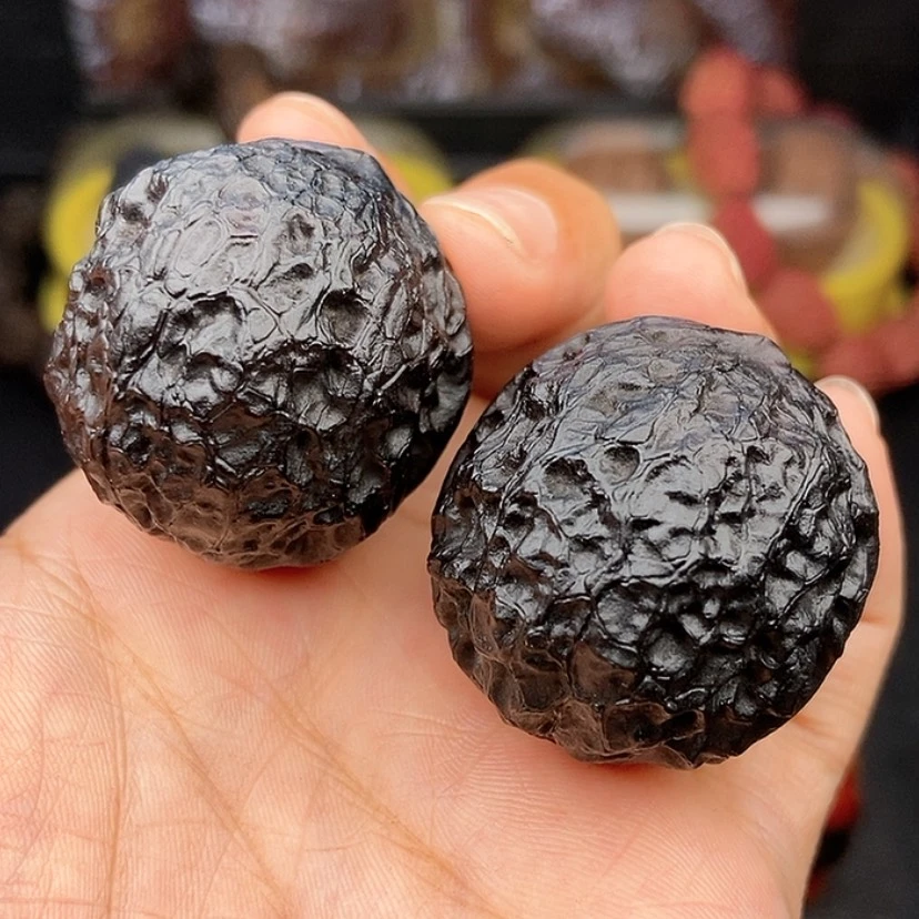 【闪购商品】文玩核桃手串37尺蛇皮元宝