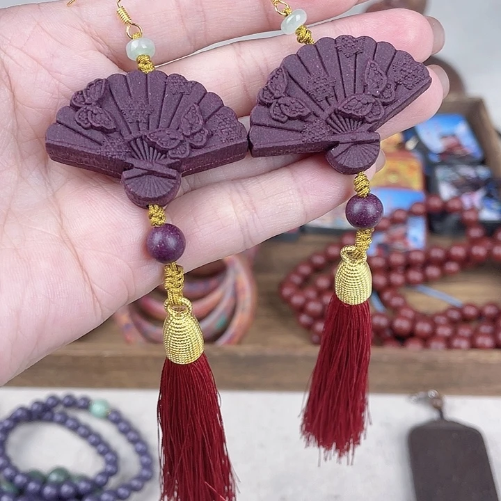 耳饰紫宸凝香耳环