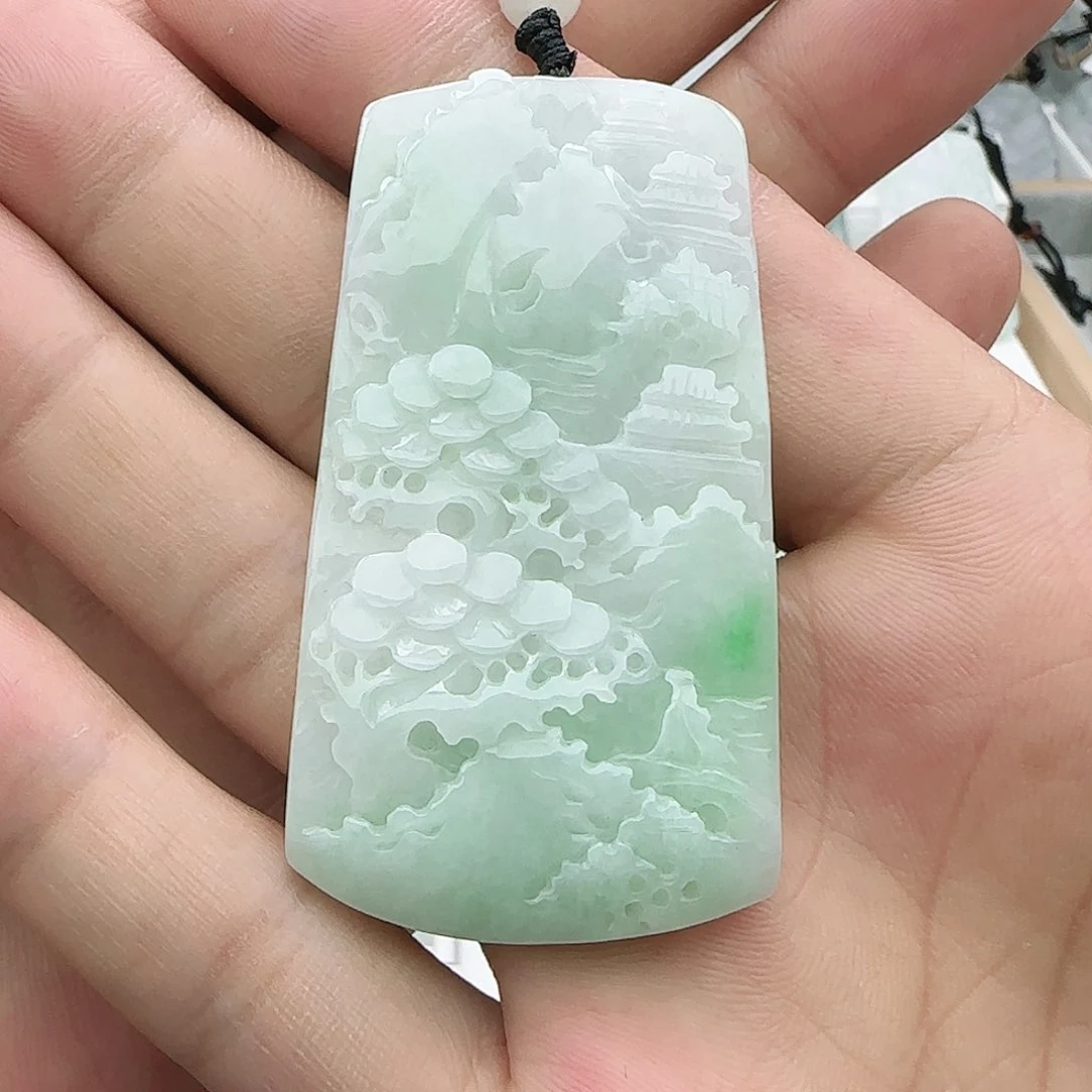 翡翠未镶嵌颈饰翡翠