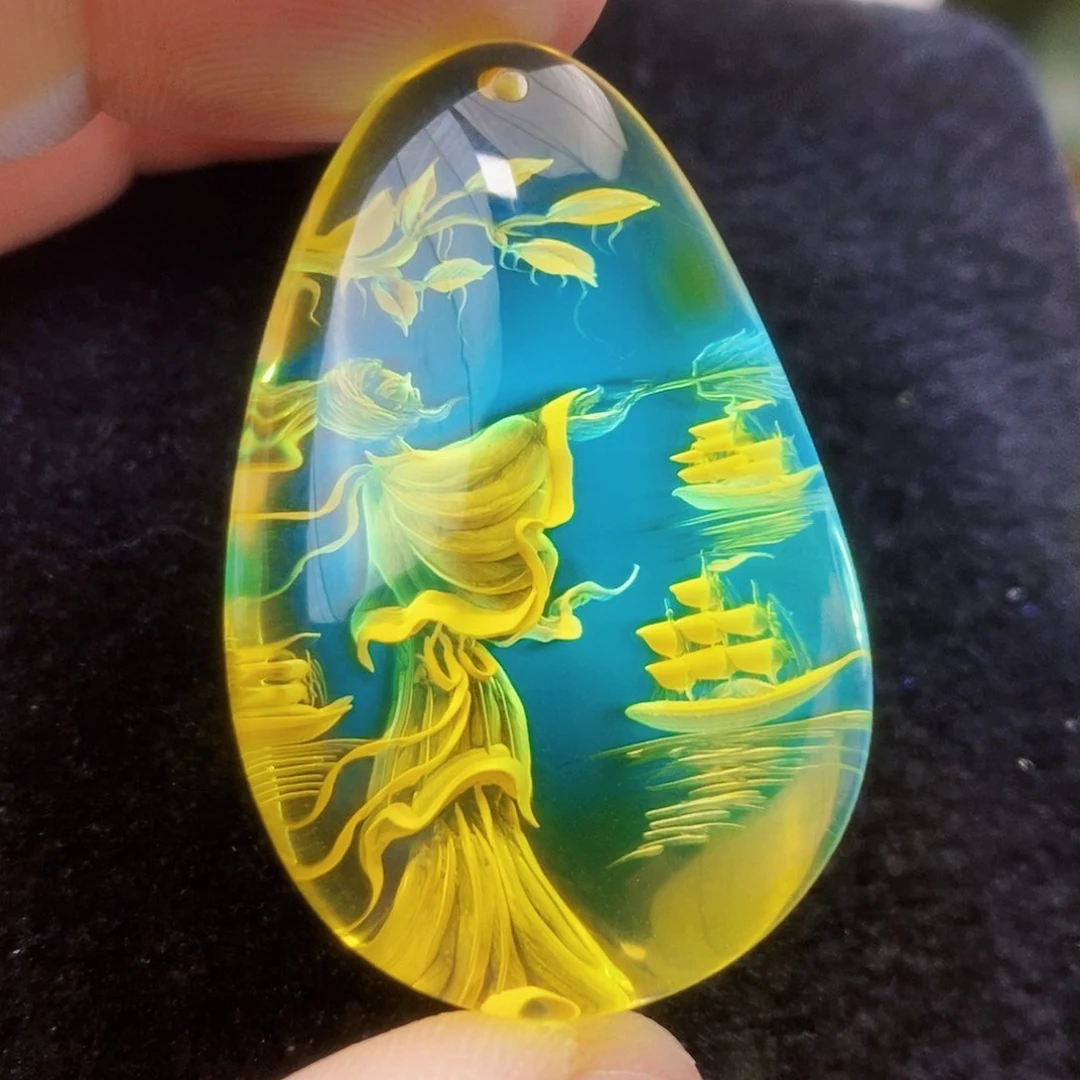 【闪购商品】金珀吊坠(不含链)未镶嵌