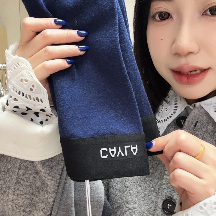 cayla连脚袜藏蓝色均码