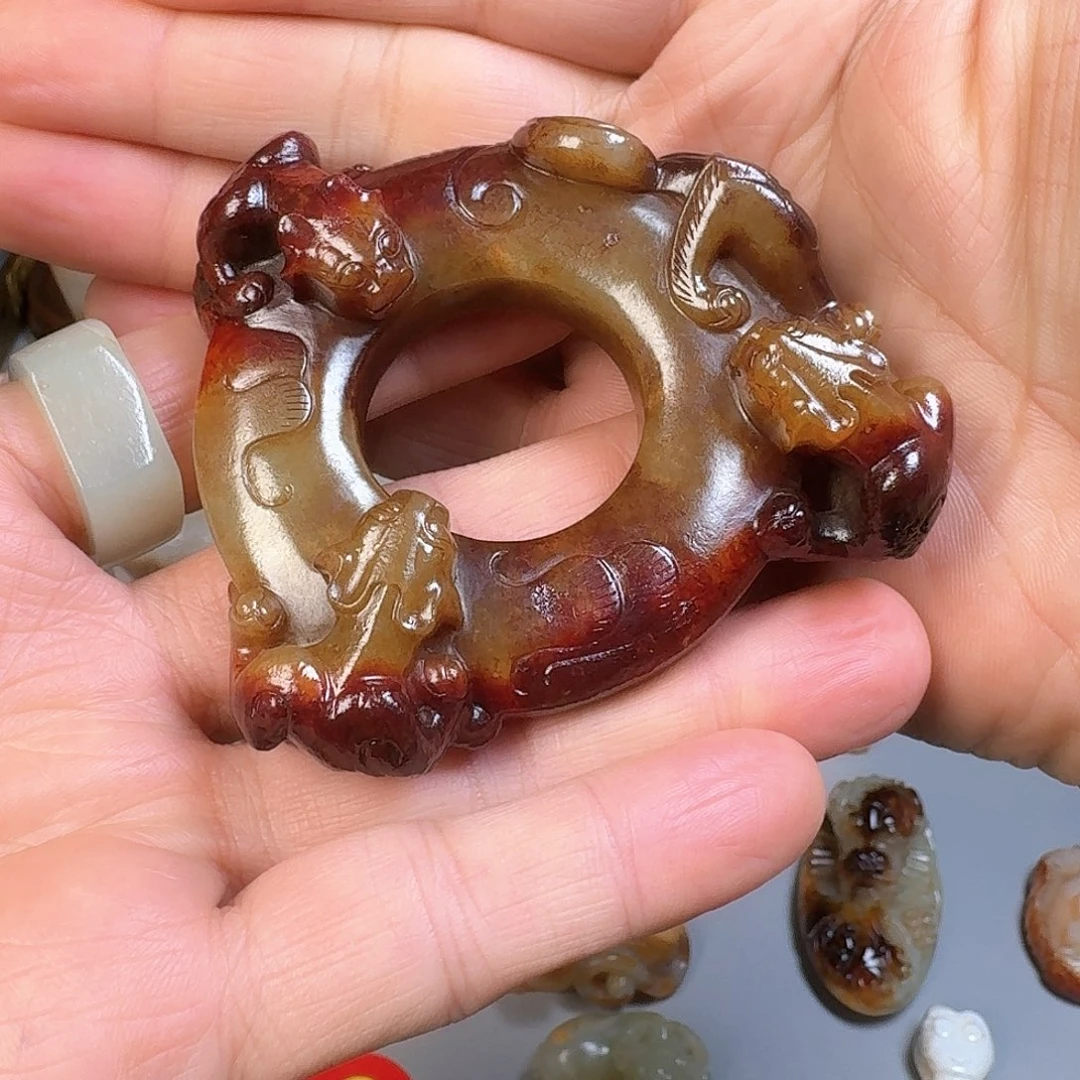 和田玉车挂未镶嵌用****7