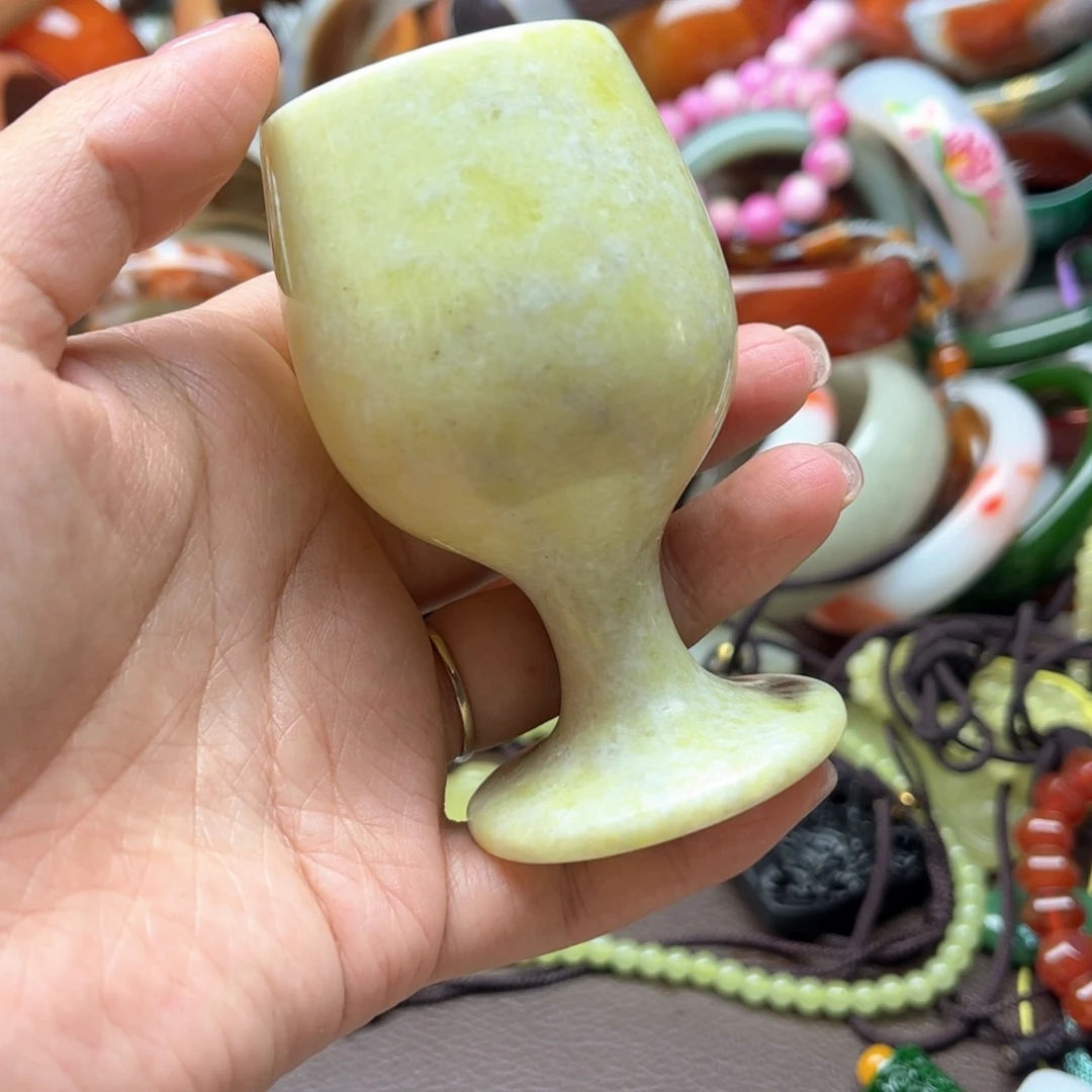 未镶嵌蛇纹石玉手链