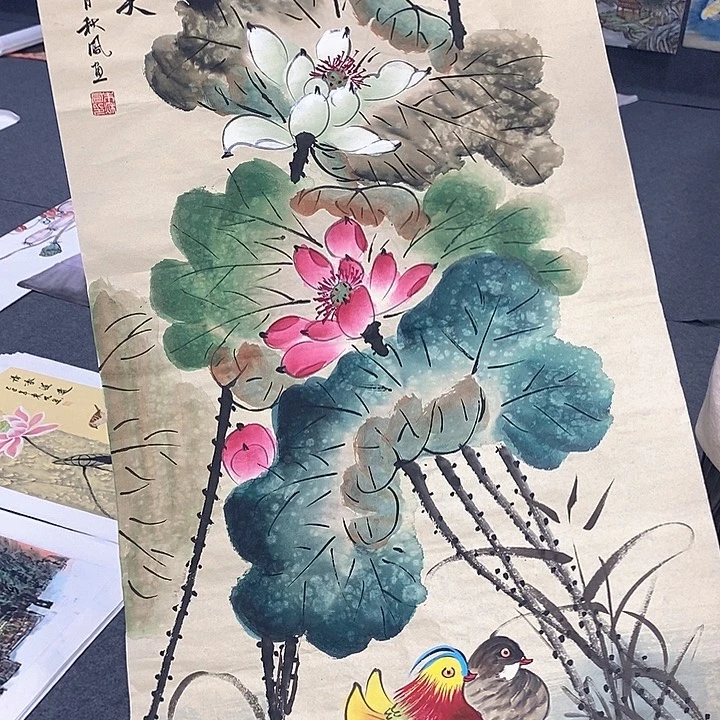 国画国画作品手绘