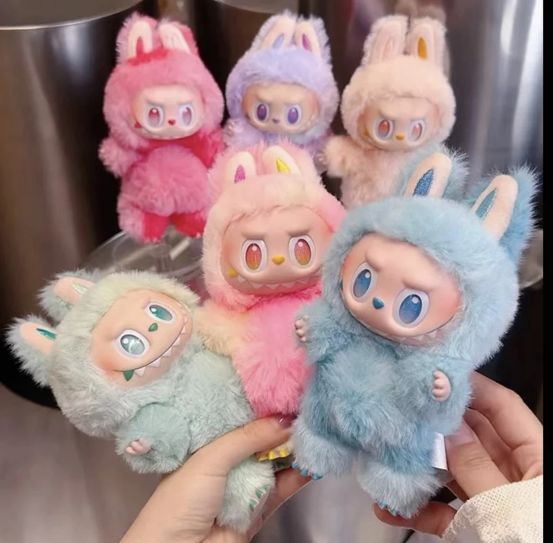 潮玩前方高能三代马卡龙3代搪胶毛绒毛绒公仔Z