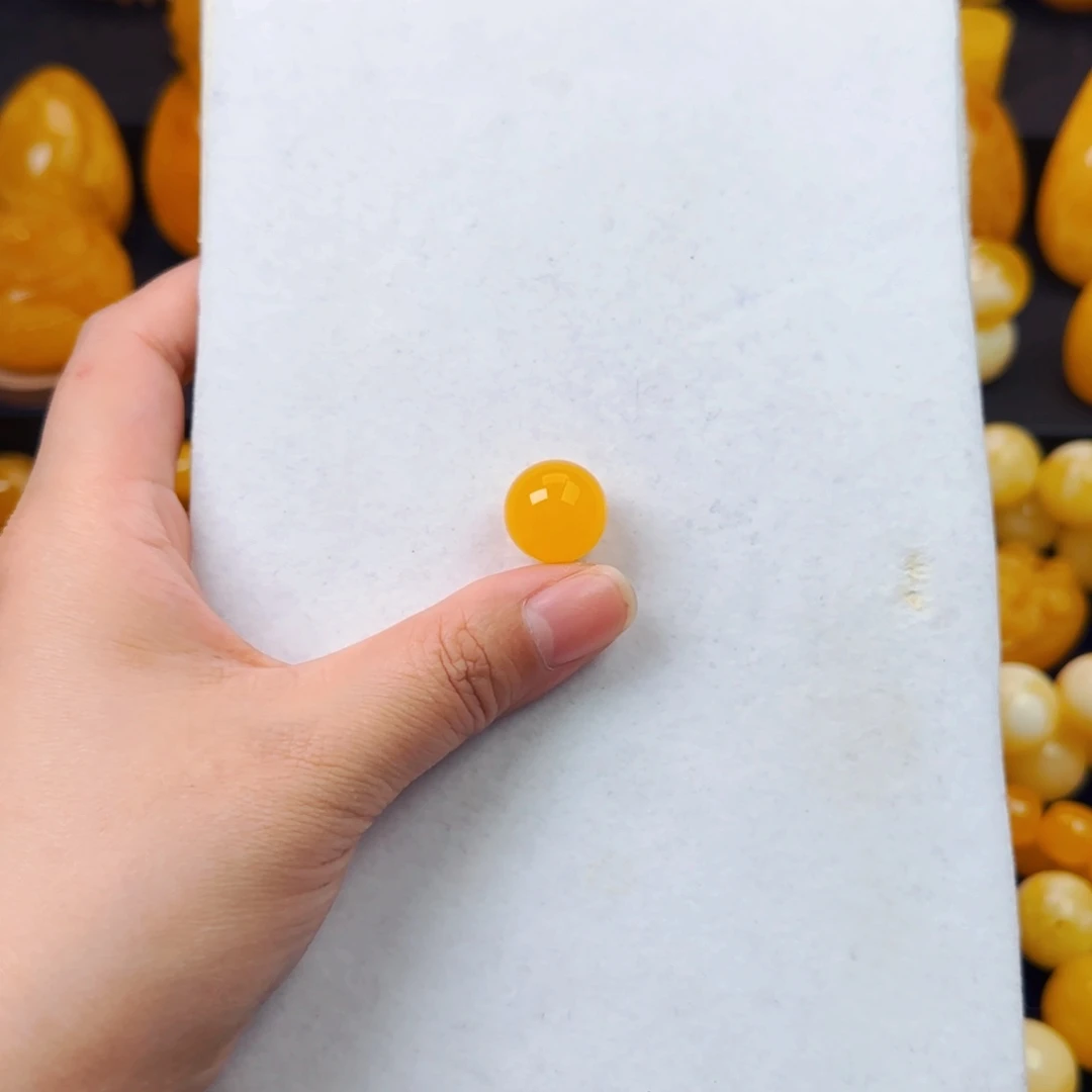 未镶嵌颈饰蜜蜡一*Y单珠