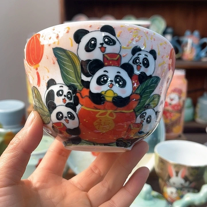 陶景德镇釉下手绘陶瓷