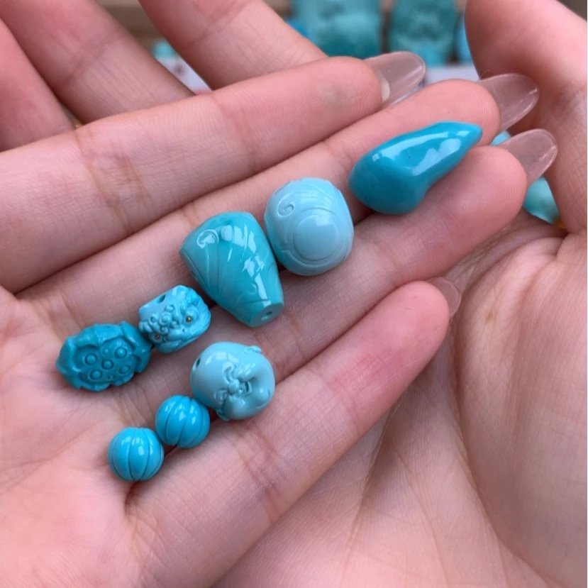 【闪购商品】绿松石雕刻未镶嵌s*y