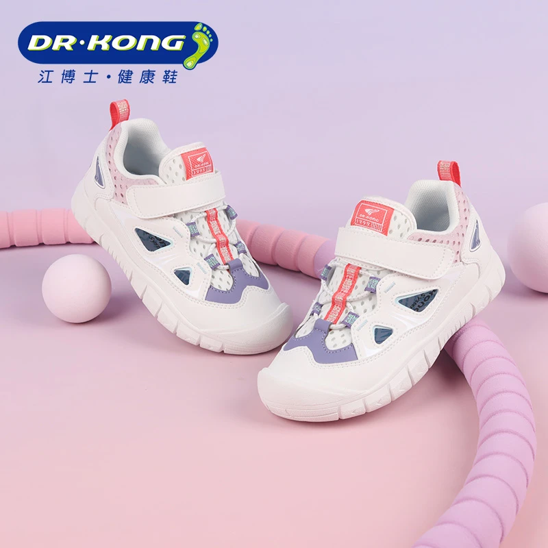 Dr.Kong/江博士童鞋夏季女童二段镂空透气防滑学步鞋1B16A1006DW0