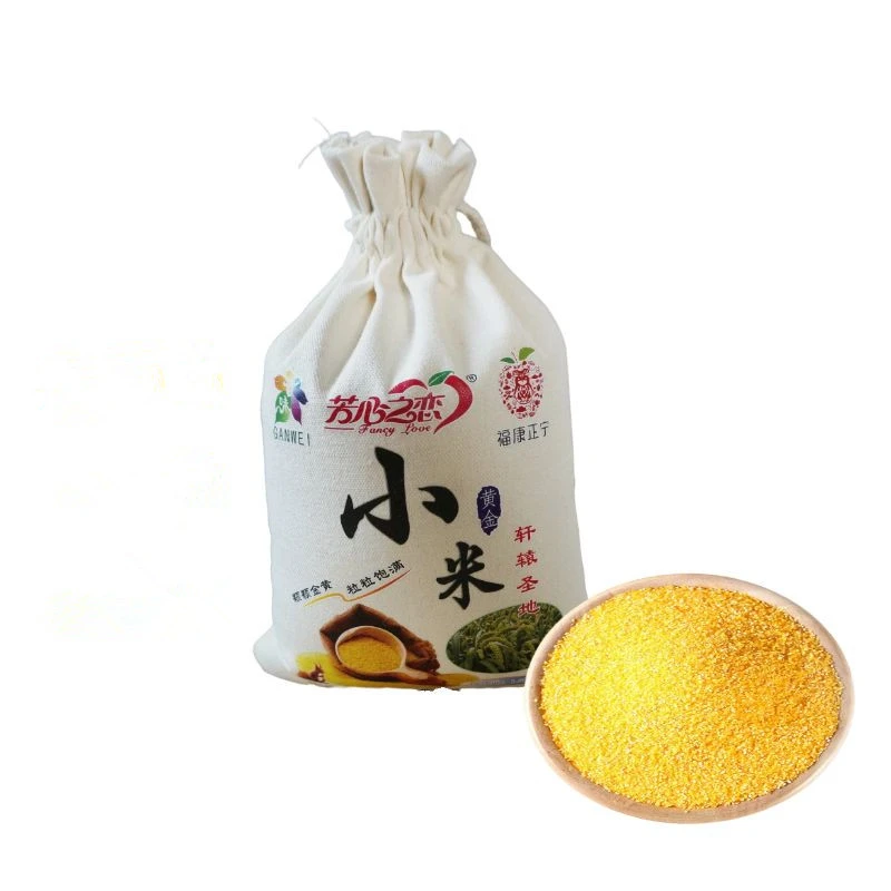 庆阳特产芳心之恋小米新米杂粮布袋1.8kg