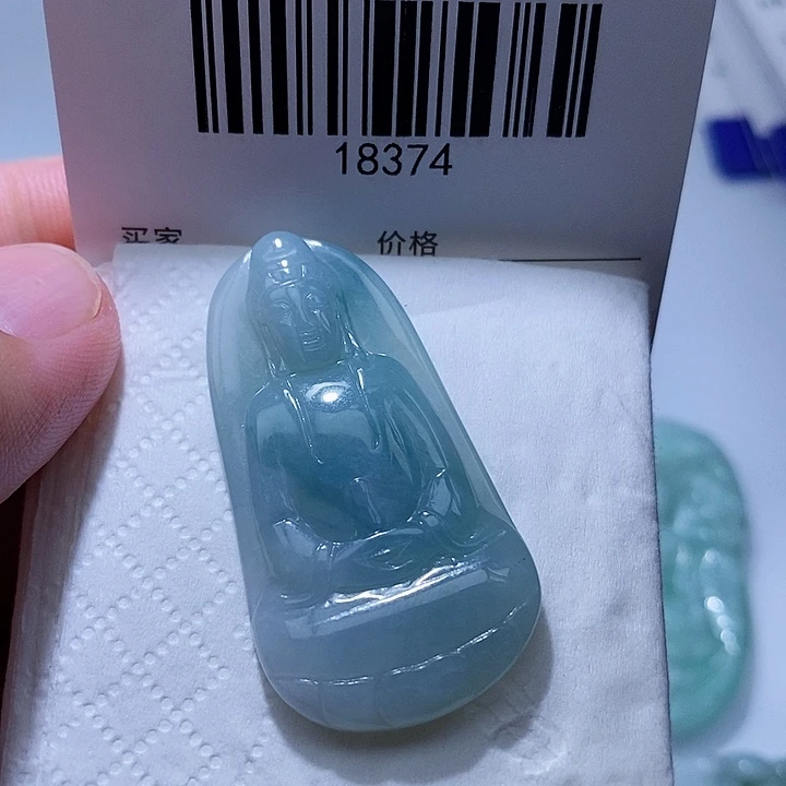 颈饰未镶嵌翡翠天光墟翡翠市场现金代购