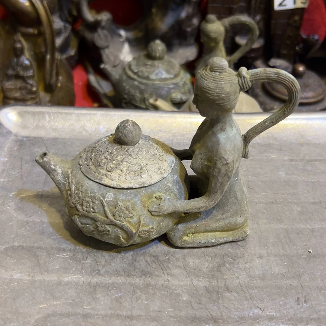 黄铜摆件，文房摆件